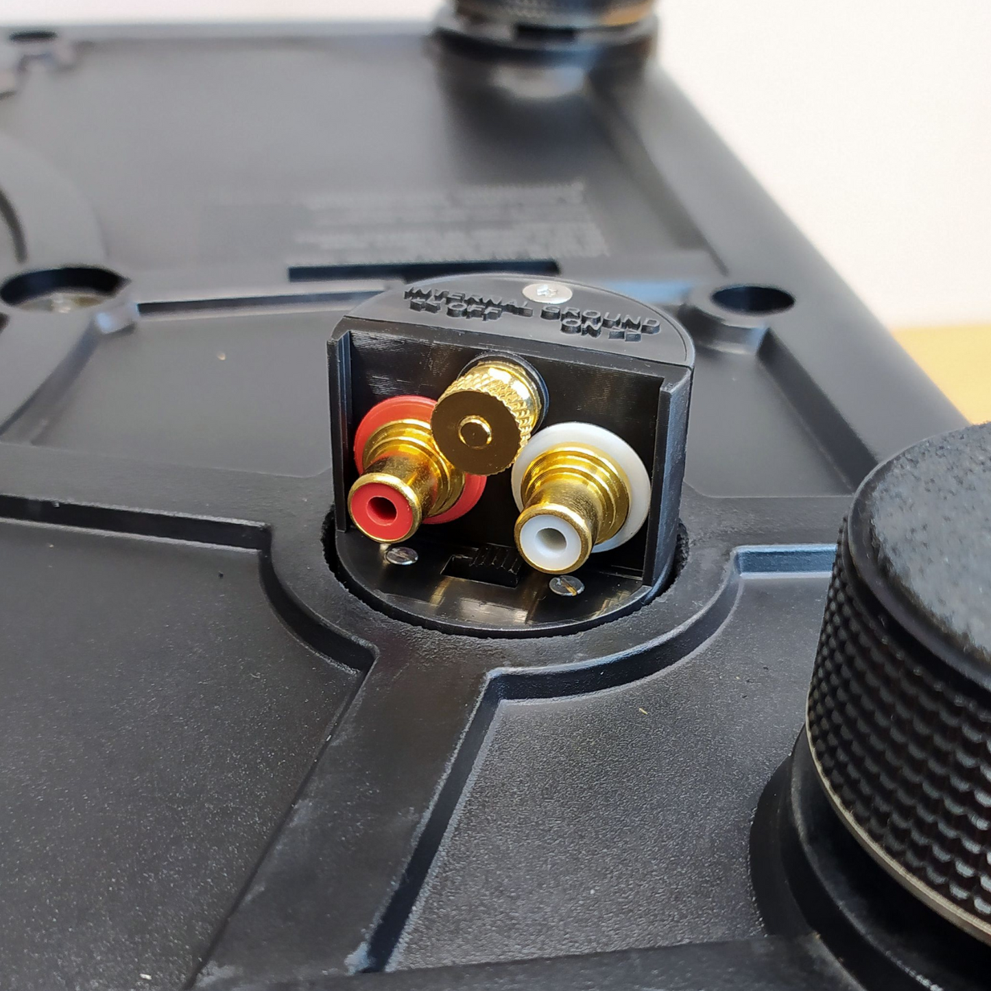 Technics SL-1200 RCA Upgrade Kit (Binding Post Ground Terminal) + RCA-RCA Cable