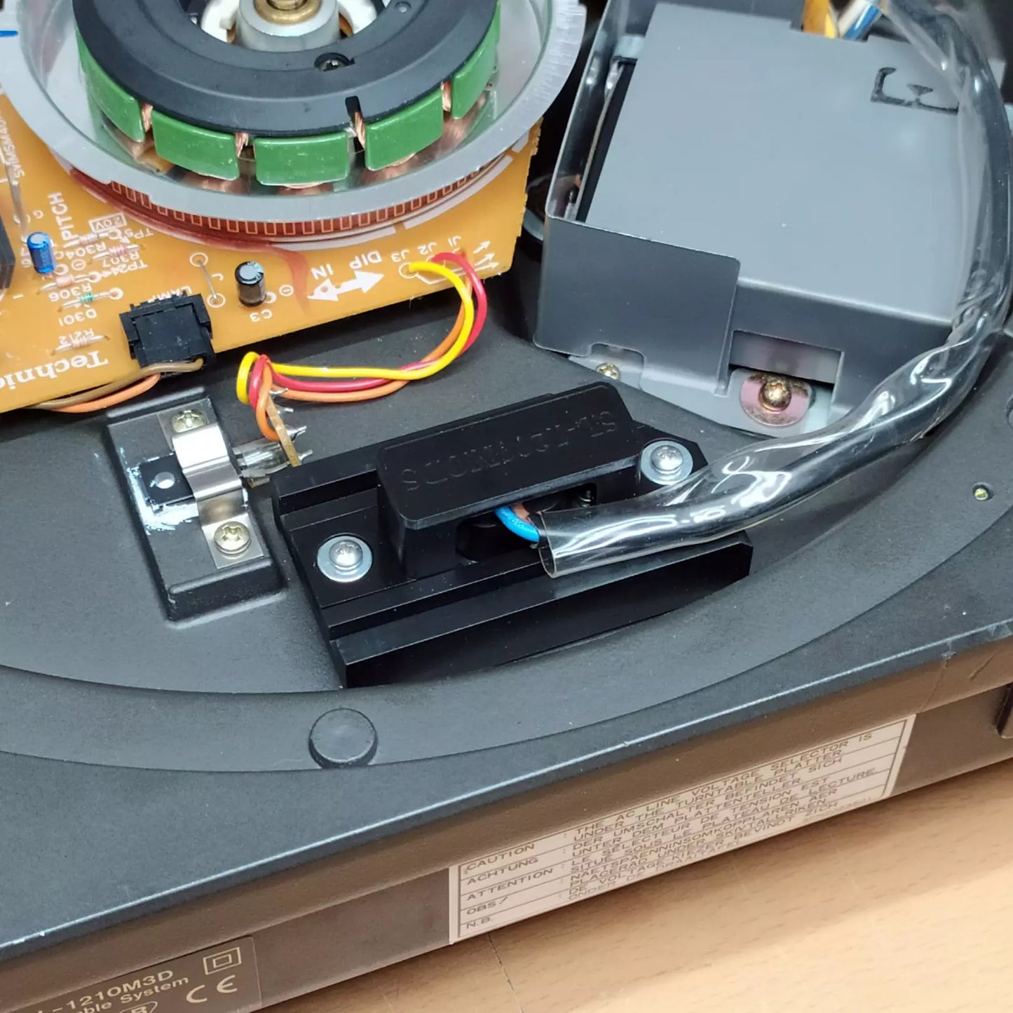 Technics SL-1200 RCA Upgrade Kit (4mm Banana Ground Terminal) + AC Power Kit + RCA-RCA Cable