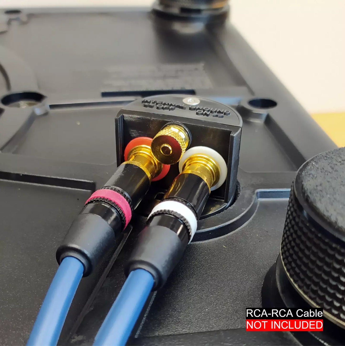 Technics SL-1200 RCA Upgrade Kit (Binding Post Ground Terminal)