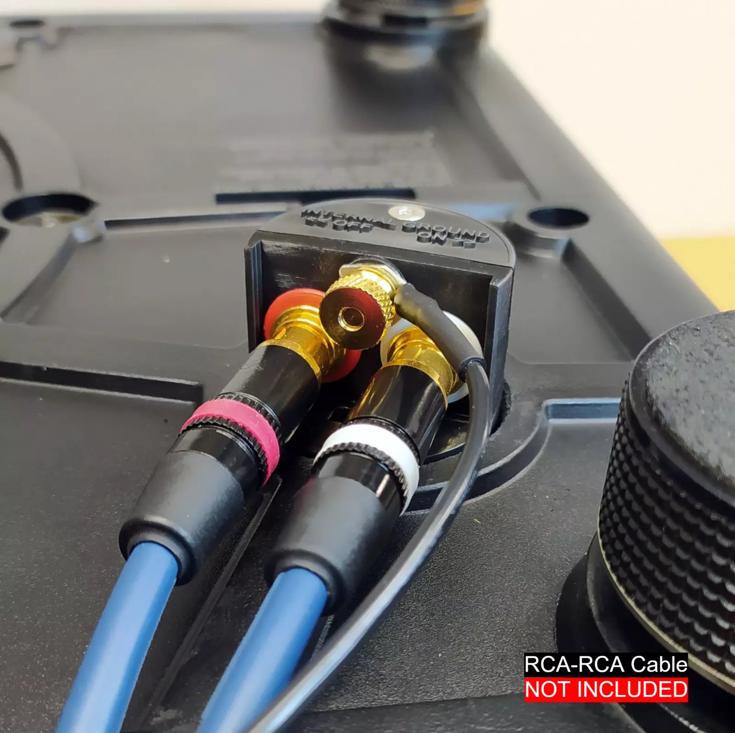 Technics SL-1200 RCA Upgrade Kit (Binding Post Ground Terminal)