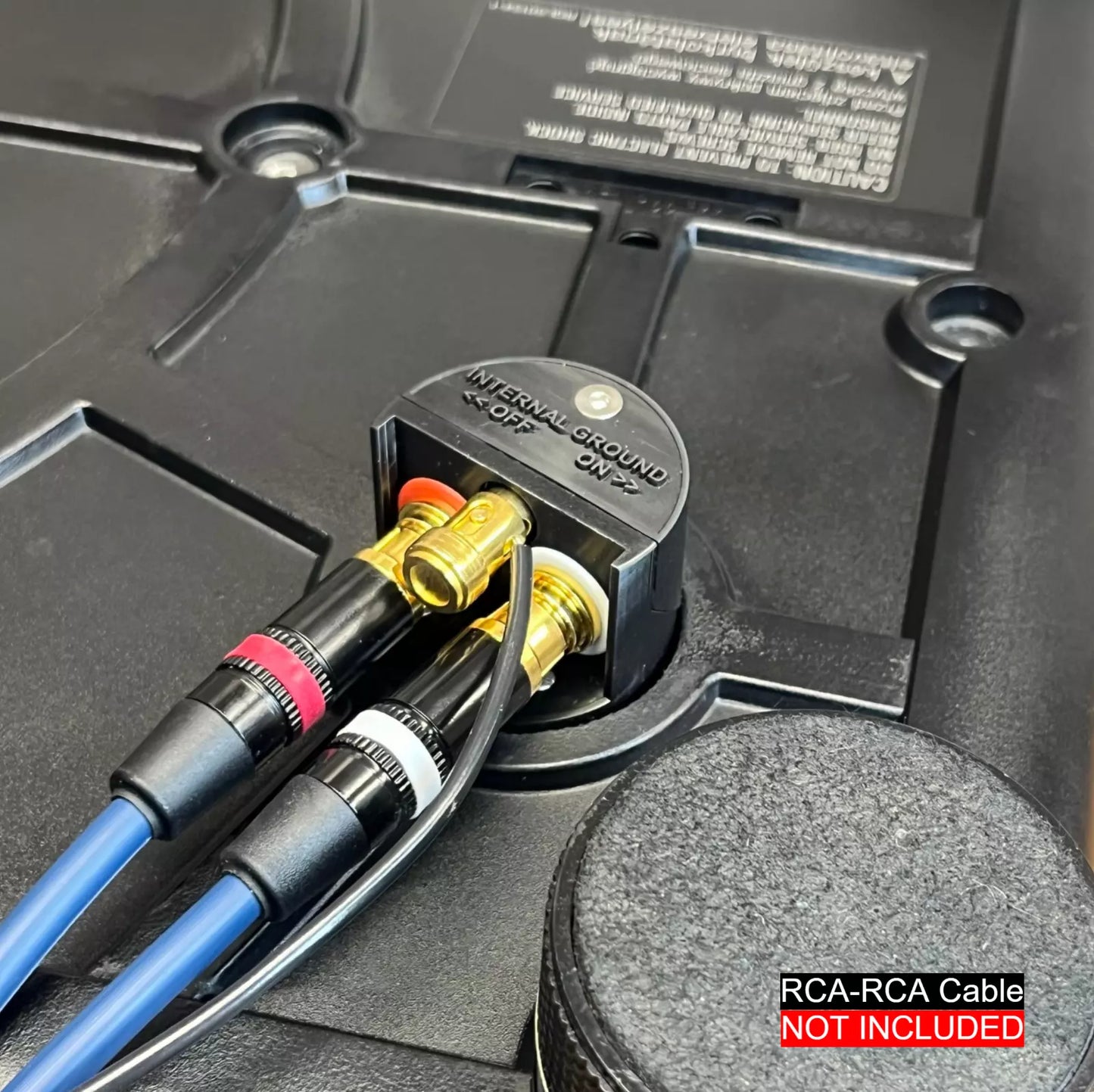Technics SL-1200 RCA Upgrade Kit (Spring-Loaded Push Ground Terminal)