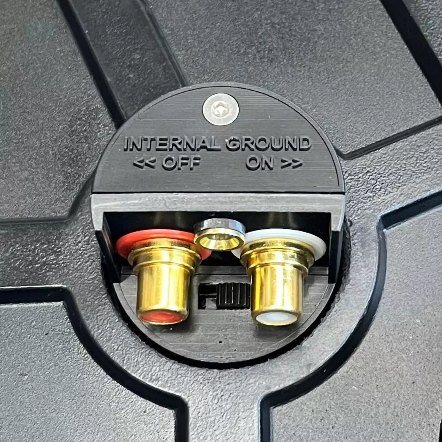 Technics SL-1200 External RCA Kit - Internal / External ground connection switch