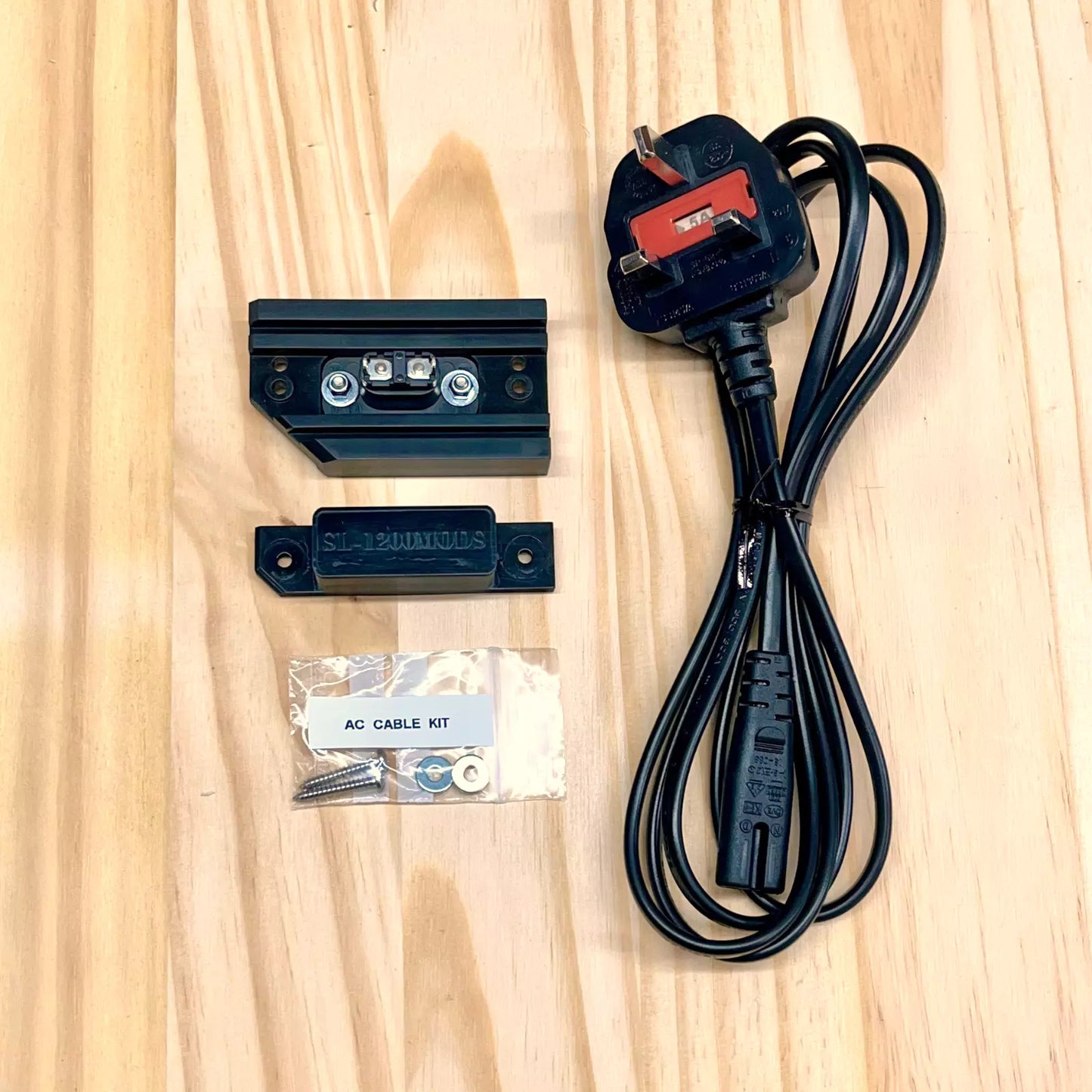 Technics SL-1200/1210 Detachable AC Cable Power Cord Kit