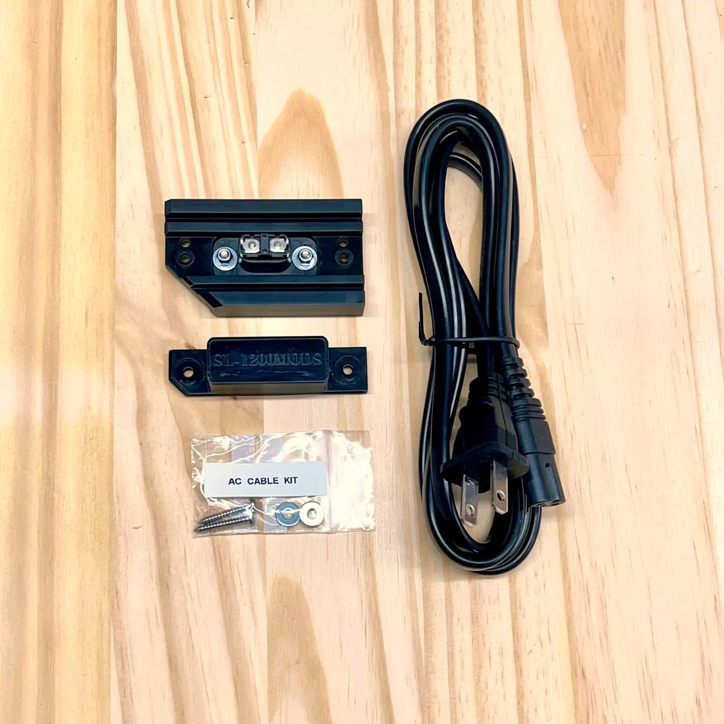 Technics SL-1200/1210 Detachable AC Cable Power Cord Kit