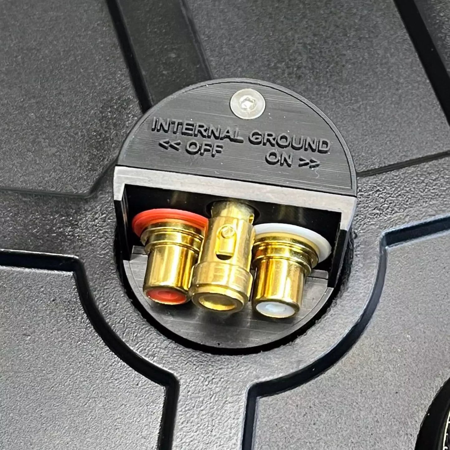 Technics SL-1200 External RCA Kit - Internal / External ground connection switch